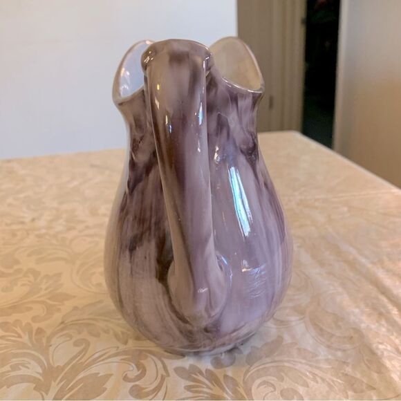 Stangl Pottery Terra Rose Pitcher 6.5” Violet Trenton NJ USA gorgeous no chips - Picture 4 of 7